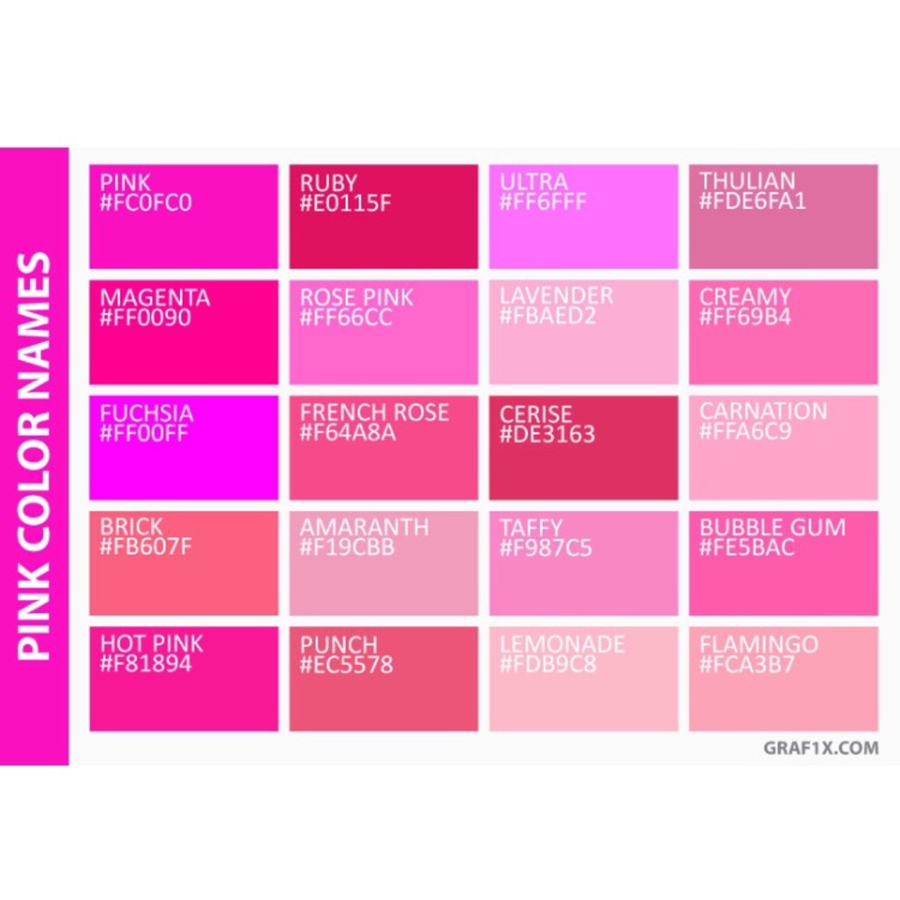 Closet Color Guide 🎨 #pink